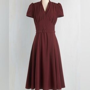 Modcloth / Collectif wine dress